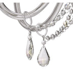 NL74219 Glastonbury Chandelier Pendant 8 Light Polished Chrome/Clear Glass/Crystal