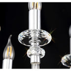NL74219 Glastonbury Chandelier Pendant 8 Light Polished Chrome/Clear Glass/Crystal