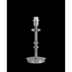 NL82569 Glastonbury Table Lamp Polished Chrome/Clear Glass/Crystal