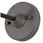 NL78499 Grobler Outdoor Wall Lamp 1 Light Matt Black/Grey