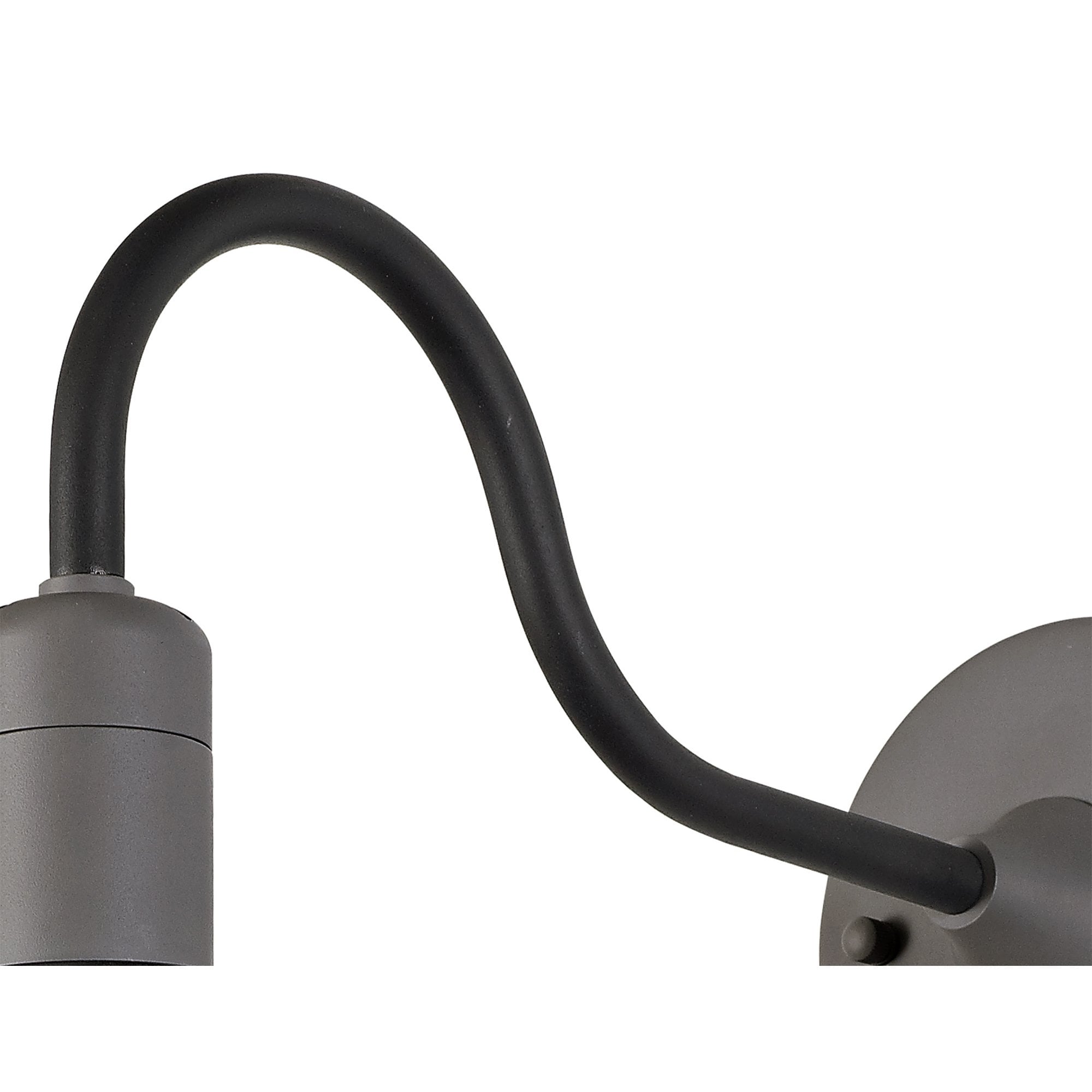 Grobler Outdoor Wall  Lamp 1 Light Matt Black/Grey
