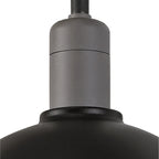 NL78499 Grobler Outdoor Wall Lamp 1 Light Matt Black/Grey