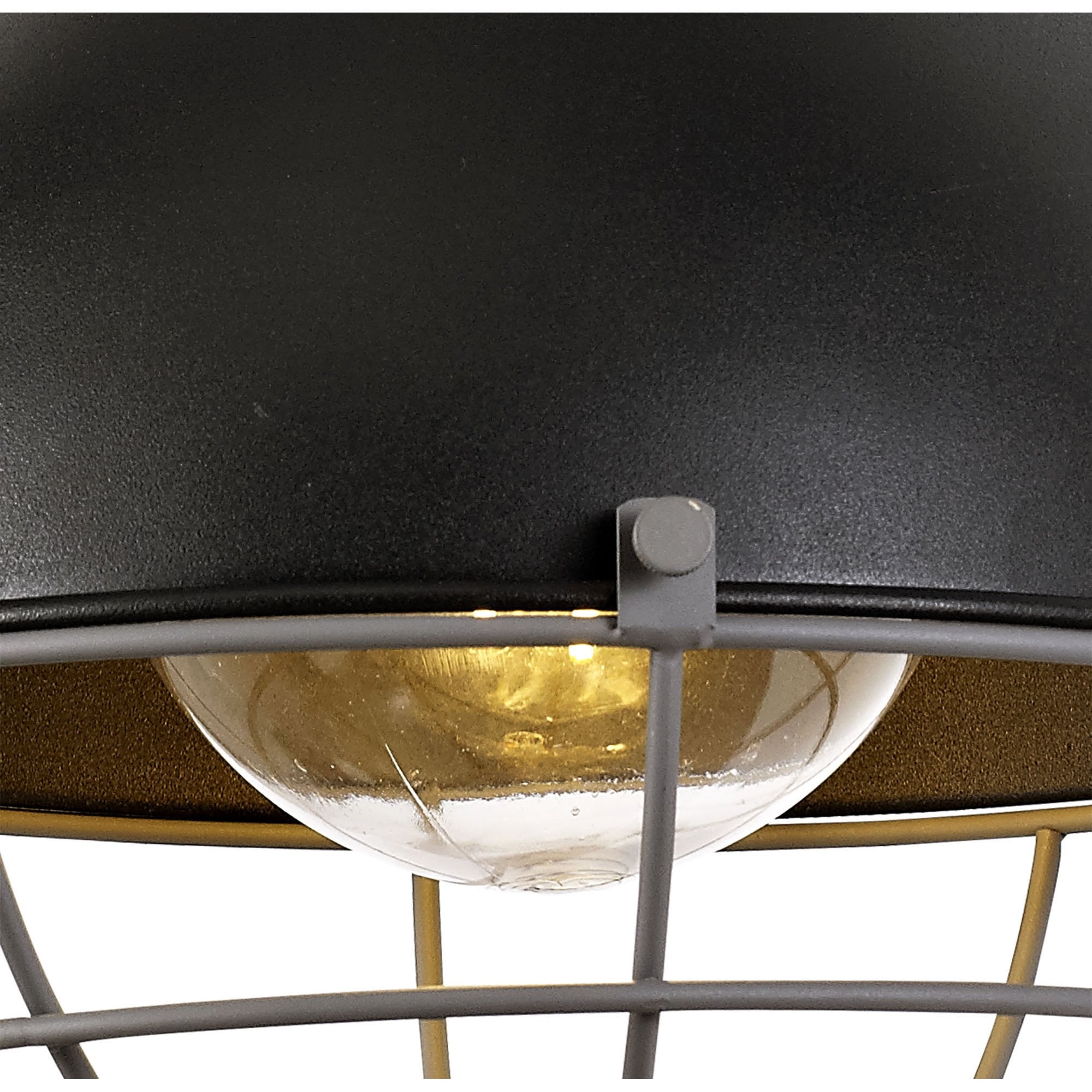 Grobler Outdoor Wall  Lamp 1 Light Matt Black/Grey