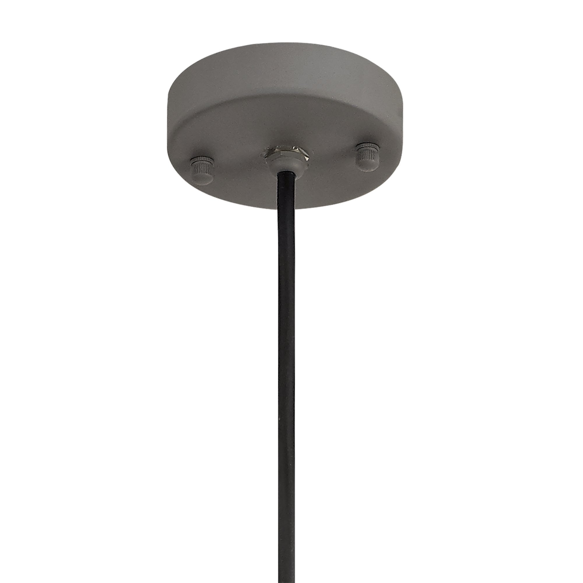 Grobler Outdoor Pendant 1 Light Matt Black/Grey