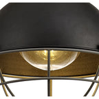 NL78509 Grobler Outdoor Pendant 1 Light Matt Black/Grey