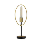 NL74139 Hava Table Lamp 1 Light Sand Gold/Matt Black
