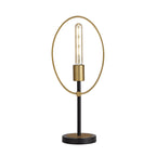NL74139 Hava Table Lamp 1 Light Sand Gold/Matt Black