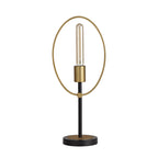 NL74139 Hava Table Lamp 1 Light Sand Gold/Matt Black