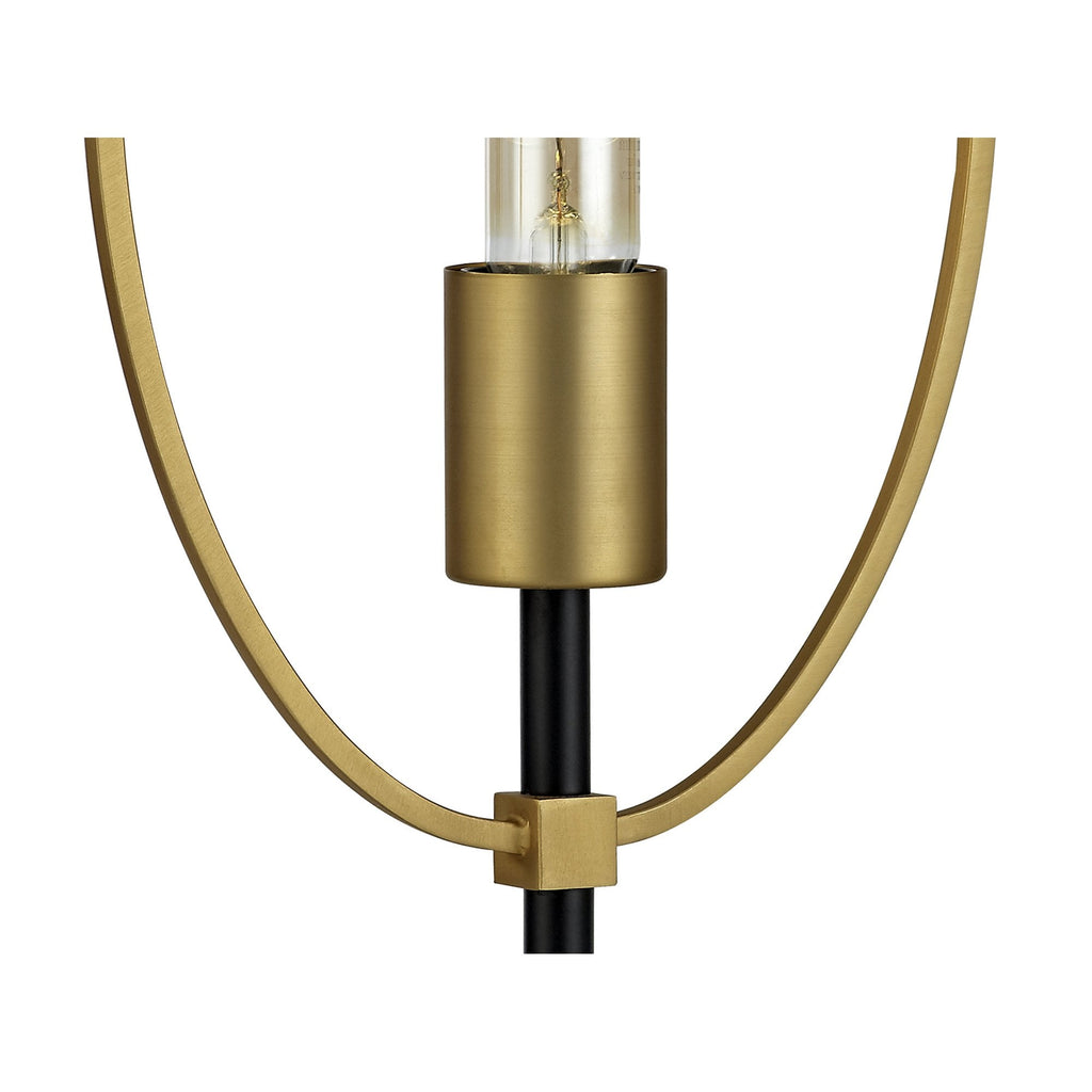 NL74139 Hava Table Lamp 1 Light Sand Gold/Matt Black