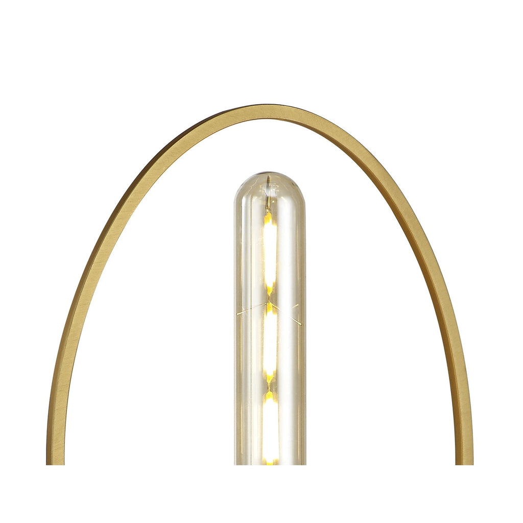 NL74139 Hava Table Lamp 1 Light Sand Gold/Matt Black