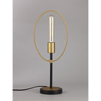 NL74139 Hava Table Lamp 1 Light Sand Gold/Matt Black