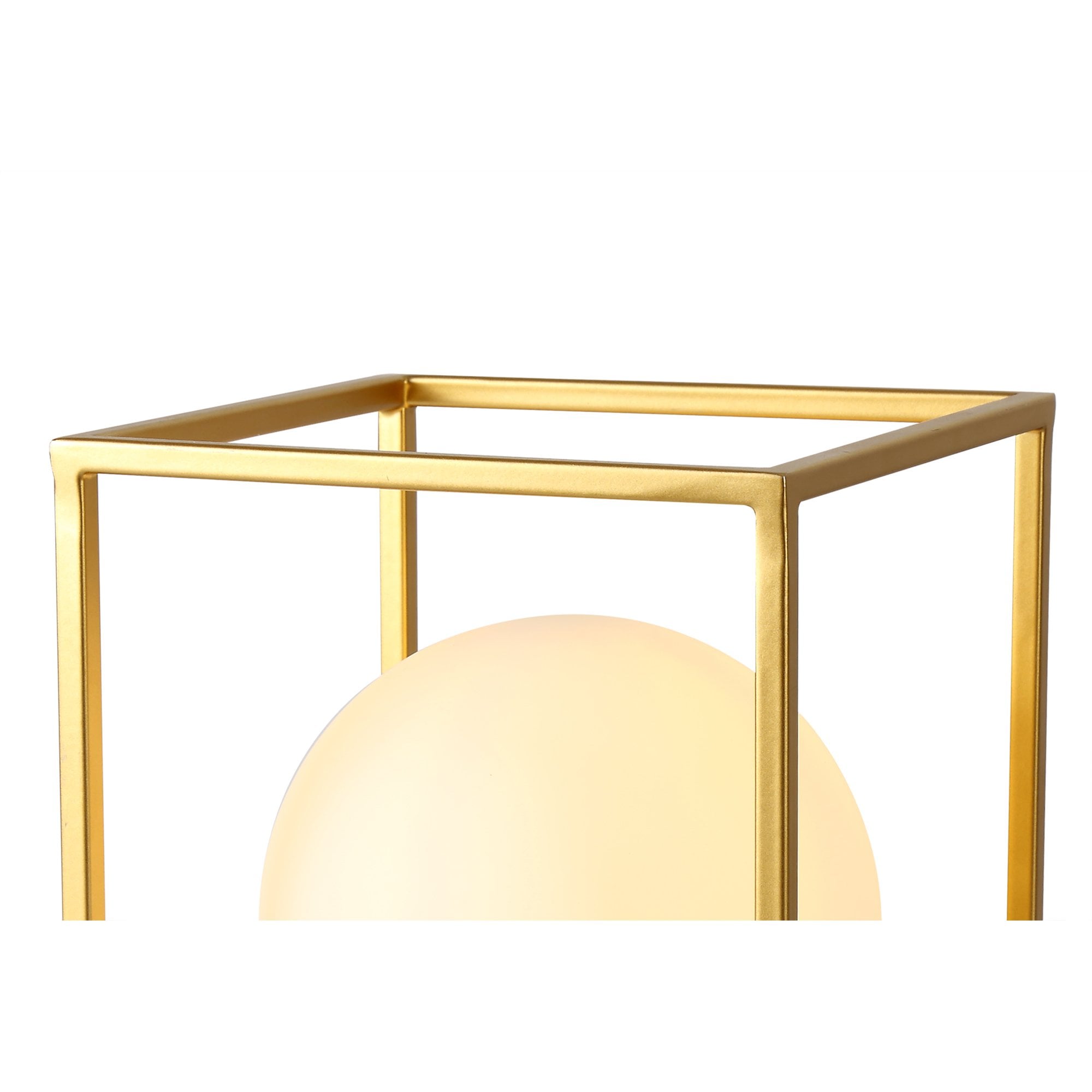 NL75669 Helma Table Lamp 1 Light Matt Black/Painted Gold