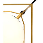 NL84839 Helma Single Pendant Adjustable Matt Black/Painted Gold