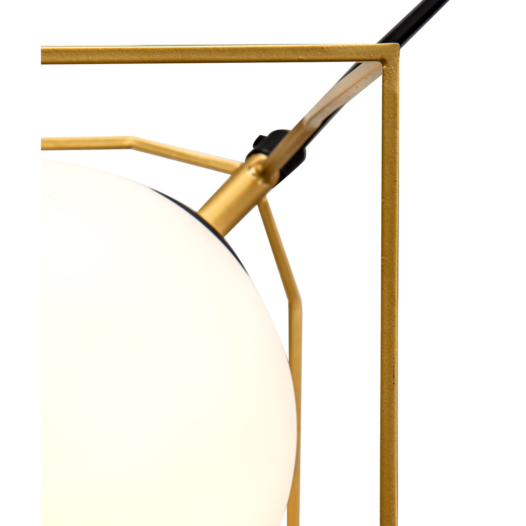 NL84839 Helma Single Pendant Adjustable Matt Black/Painted Gold