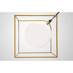 NL84839 Helma Single Pendant Adjustable Matt Black/Painted Gold