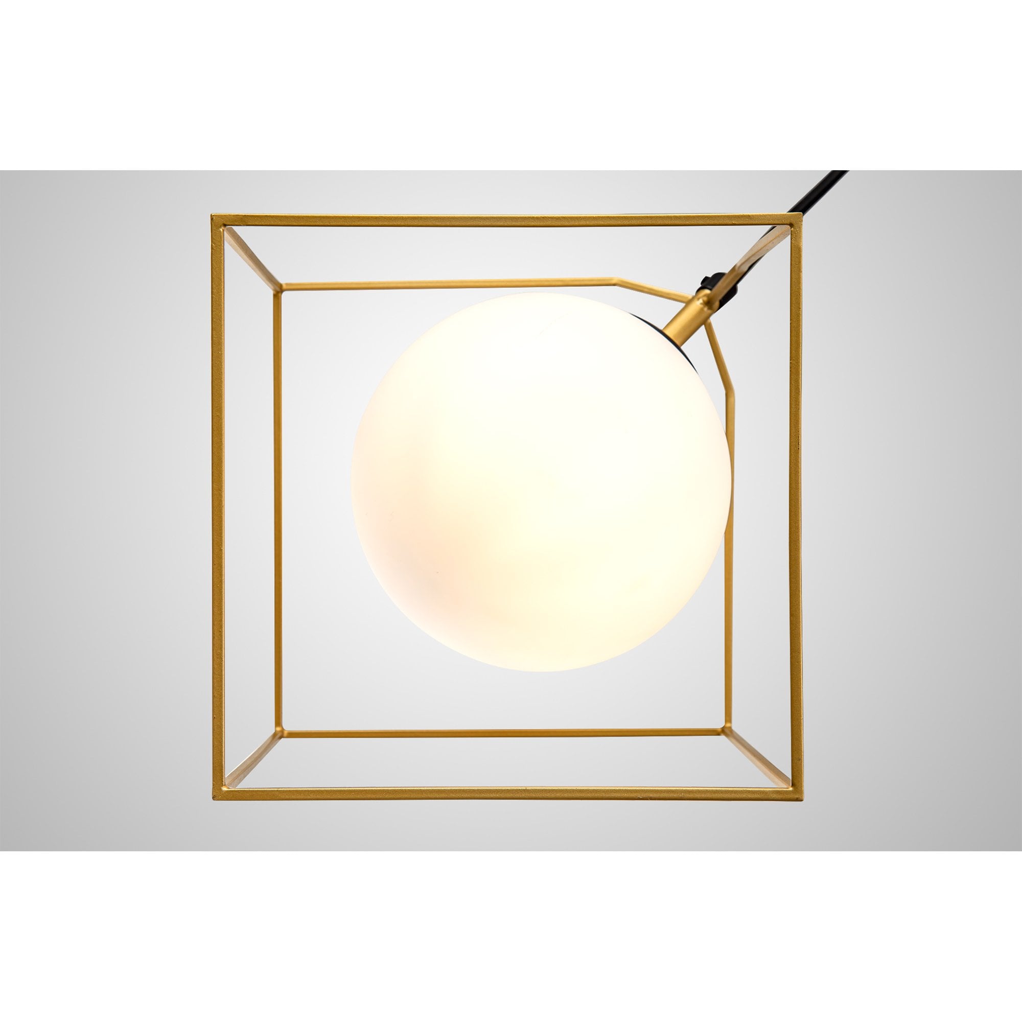 NL84839 Helma Single Pendant Adjustable Matt Black/Painted Gold