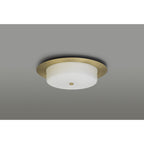 NL77639 Hex Bathroom LED Flush Ceiling Light Antique Brass