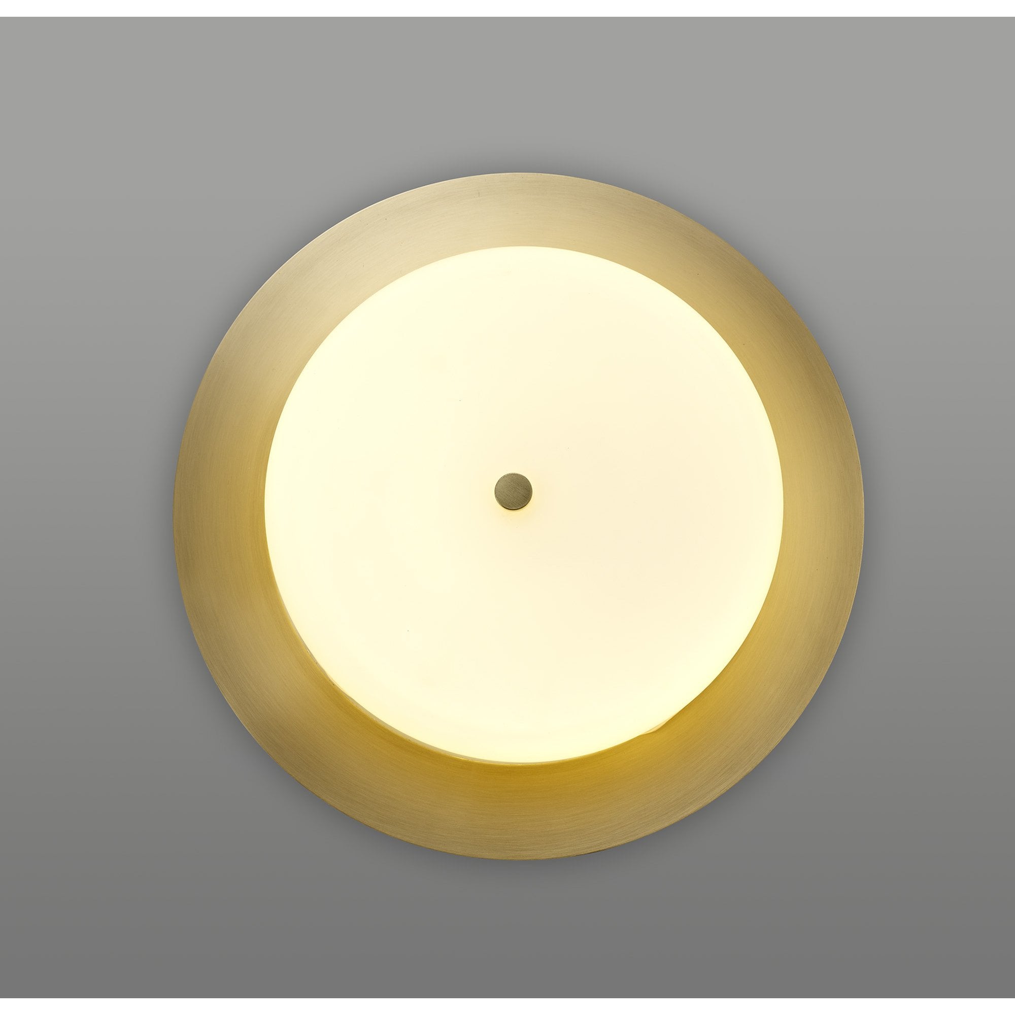 NL77639 Hex Bathroom LED Flush Ceiling Light Antique Brass