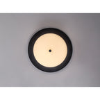 NL77689 Hex Bathroom LED Flush Ceiling Light Sand Black