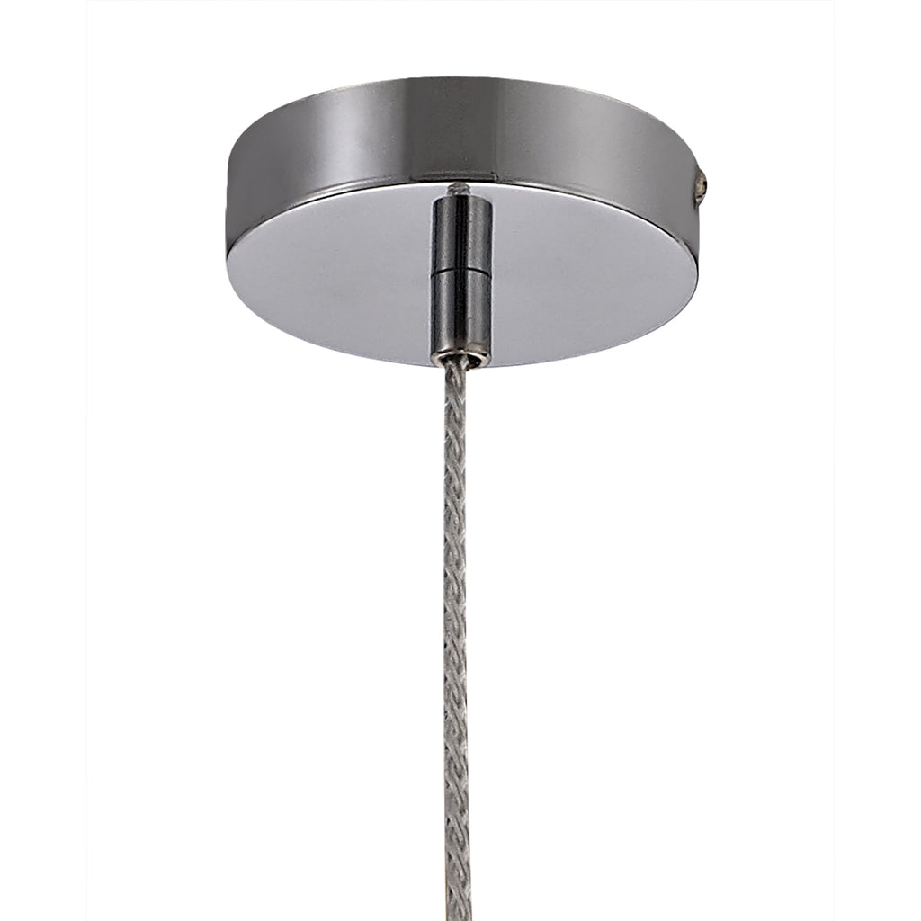 NL77719 Hoister Pendant 1 Light Polished Chrome/Clear Glass