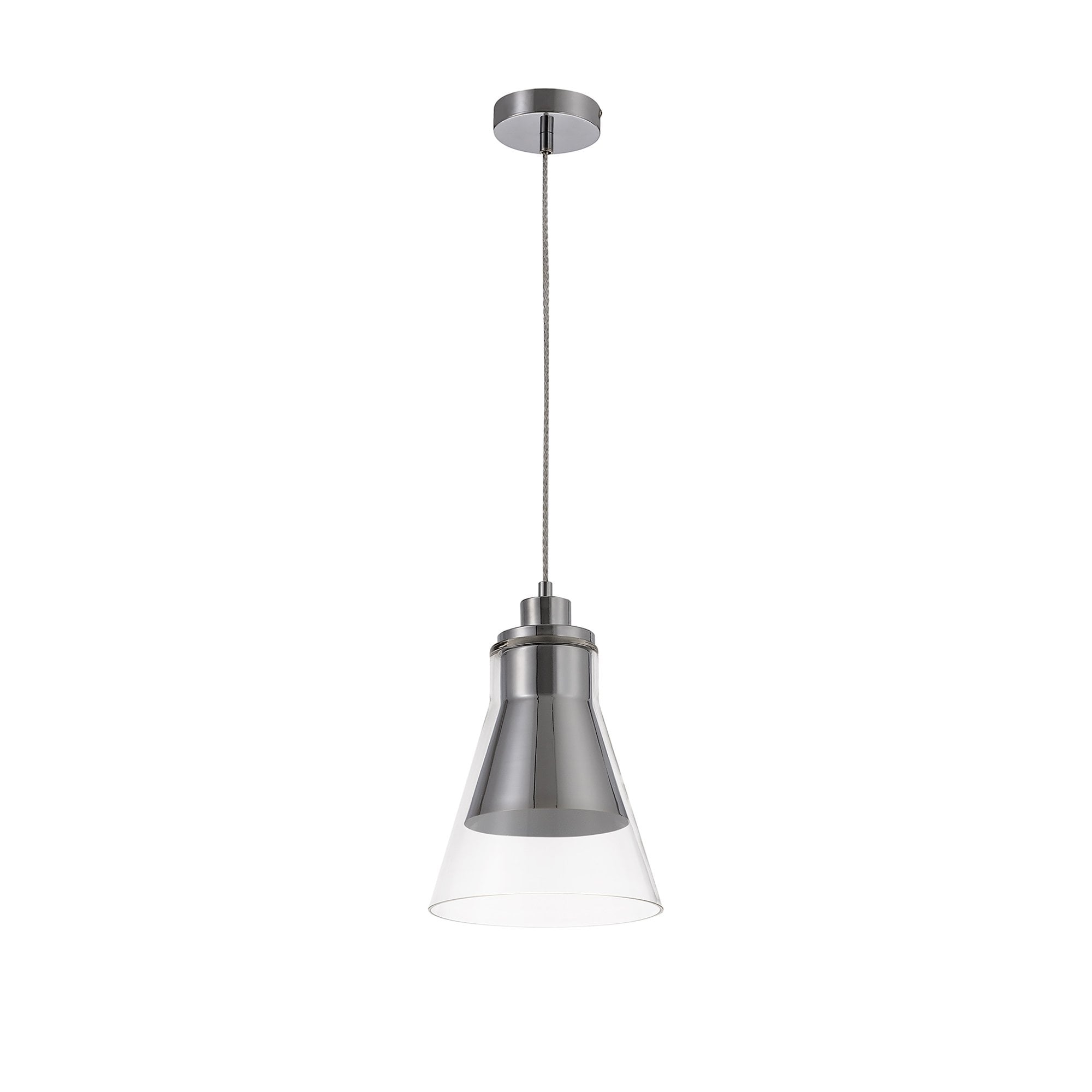 NL77719 Hoister Pendant 1 Light Polished Chrome/Clear Glass