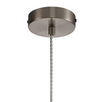 NL77729 Hoister Pendant 1 Light Satin Nickel/Clear Glass