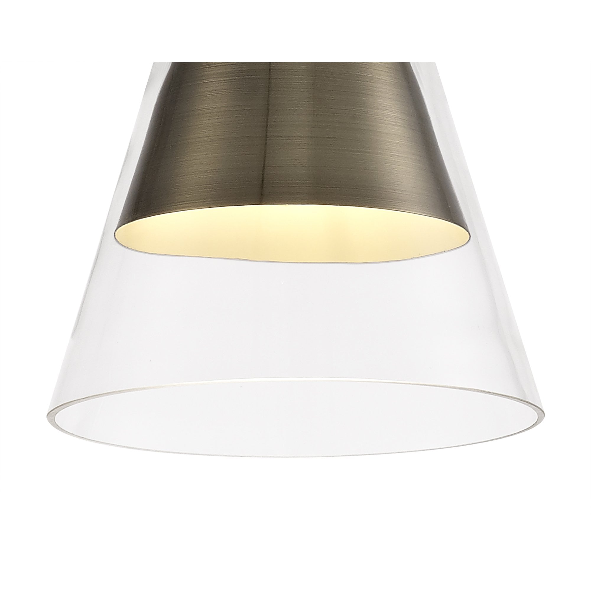 NL77739 Hoister Pendant 1 Light Antique Brass/Clear Glass
