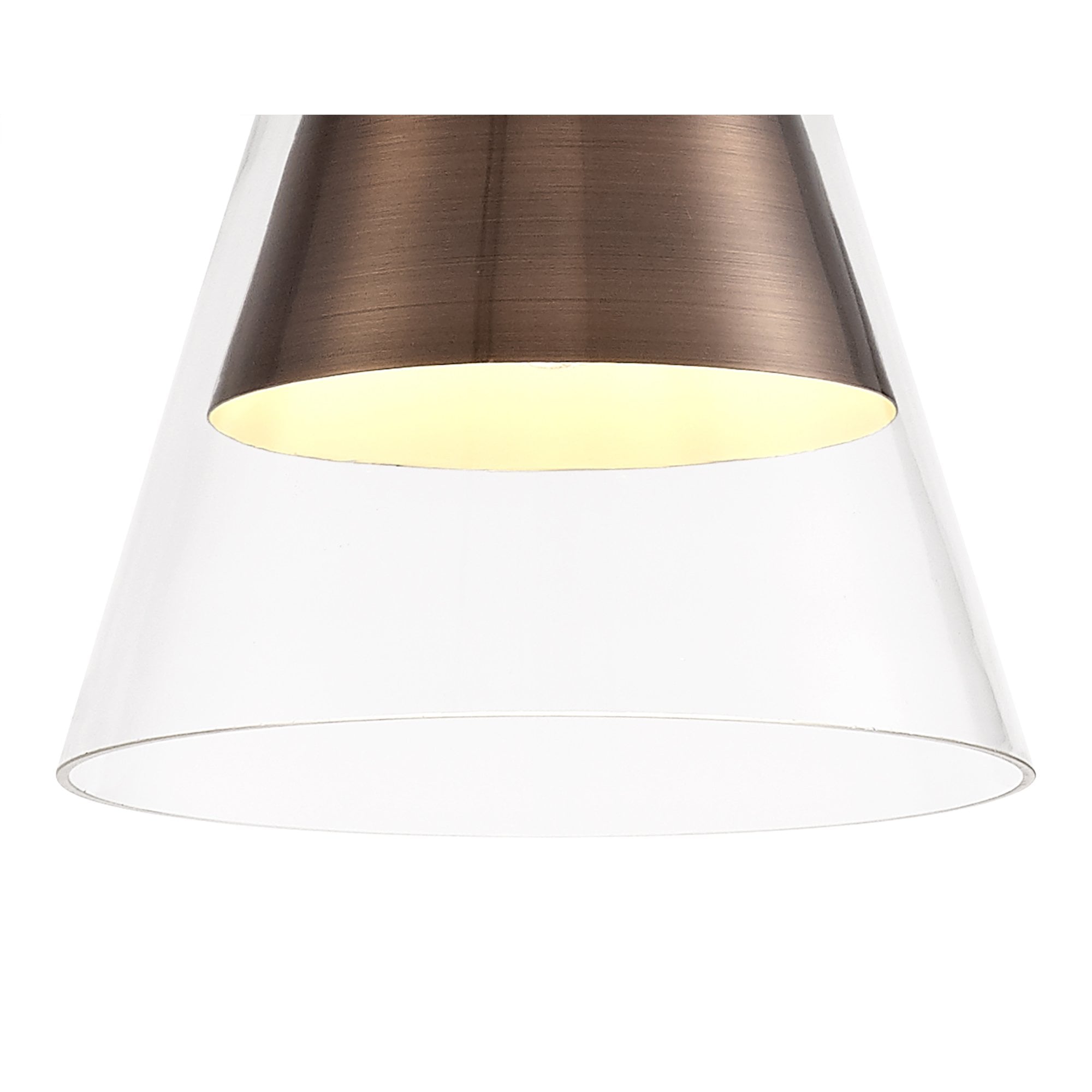 NL77749 Hoister Pendant 1 Light Antique Copper/Clear Glass
