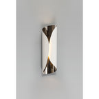 NL73709 India Wall Lamp LED Sand White/Polished Chrome