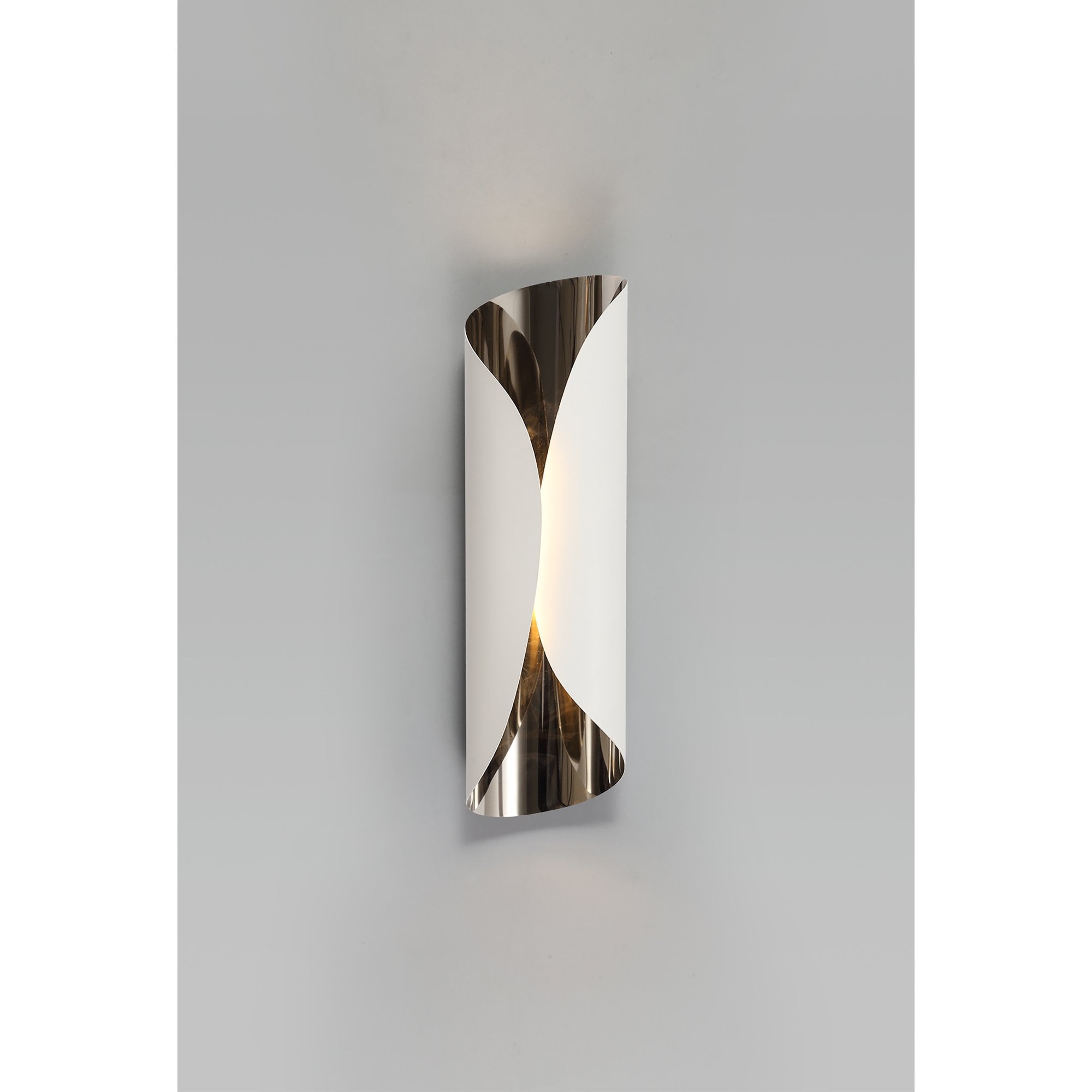 NL73709 India Wall Lamp LED Sand White/Polished Chrome