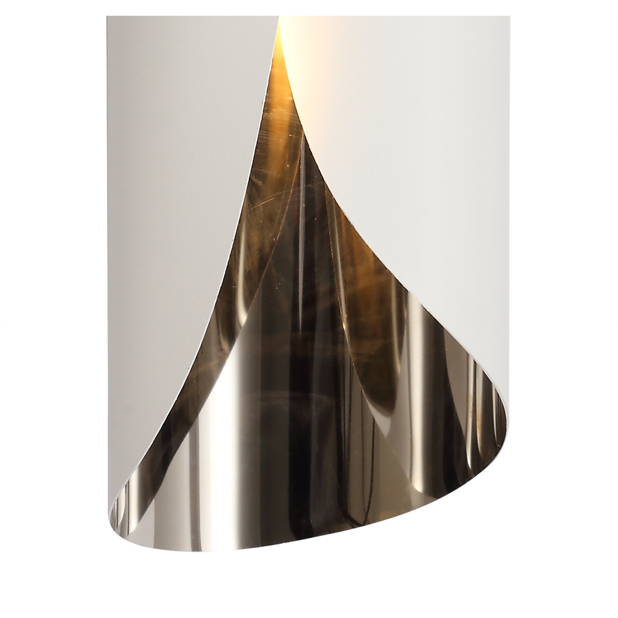 NL73709 India Wall Lamp LED Sand White/Polished Chrome
