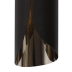 NL73719 India Wall Lamp LED Sand Black/Polished Chrome
