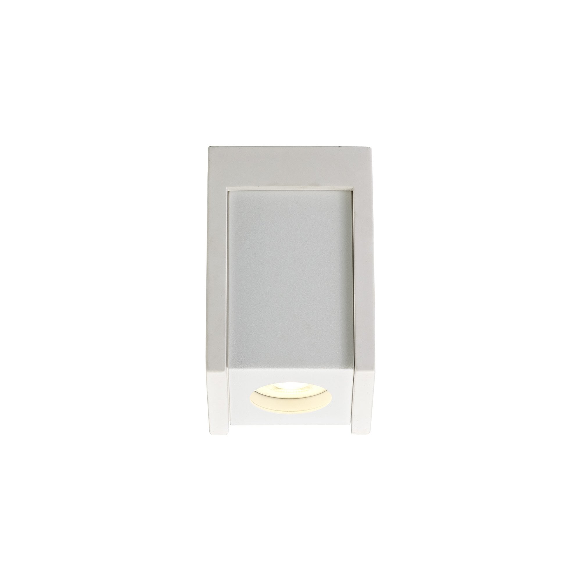 NLK01089 Inigo 1 Light Ceiling White Paintable Gypsum With Matt White Cover