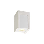 NLK01089 Inigo 1 Light Ceiling White Paintable Gypsum With Matt White Cover