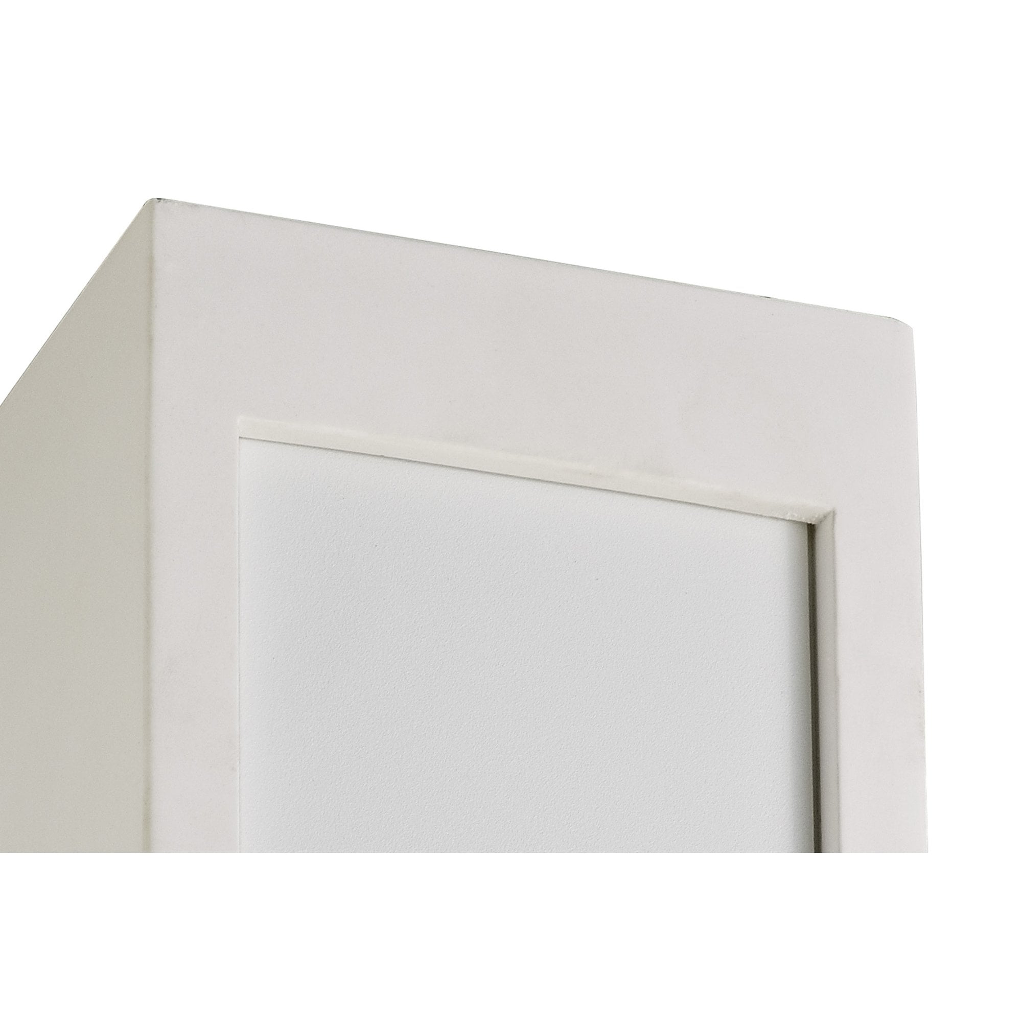 NLK01089 Inigo 1 Light Ceiling White Paintable Gypsum With Matt White Cover