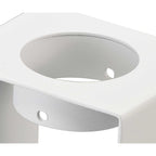 NLK01089 Inigo 1 Light Ceiling White Paintable Gypsum With Matt White Cover