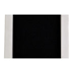 NLK01099 Inigo 1 Light Ceiling White Paintable Gypsum With Matt Black Cover