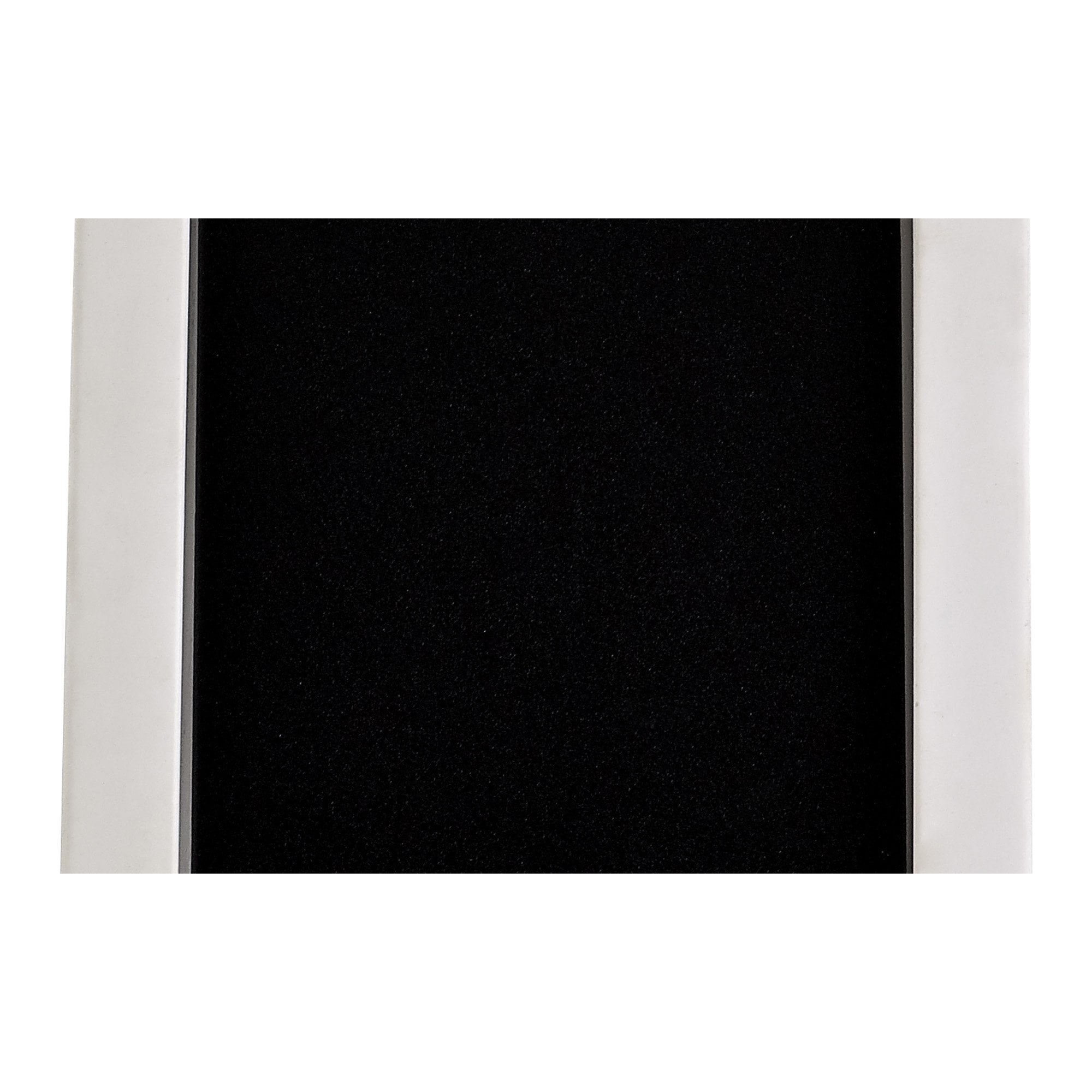 NLK01099 Inigo 1 Light Ceiling White Paintable Gypsum With Matt Black Cover