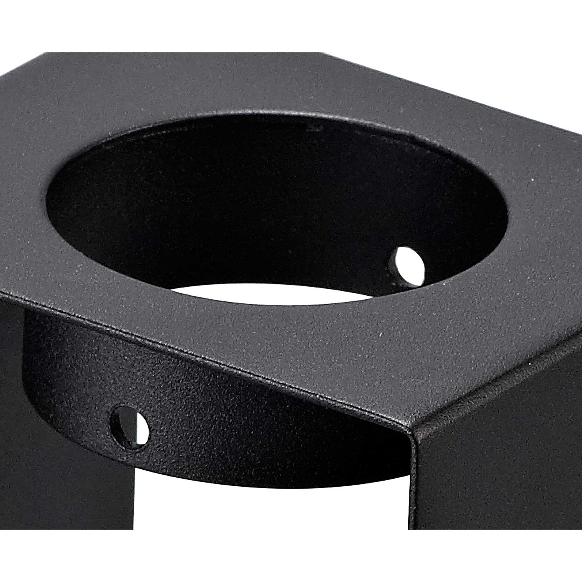 NLK01099 Inigo 1 Light Ceiling White Paintable Gypsum With Matt Black Cover