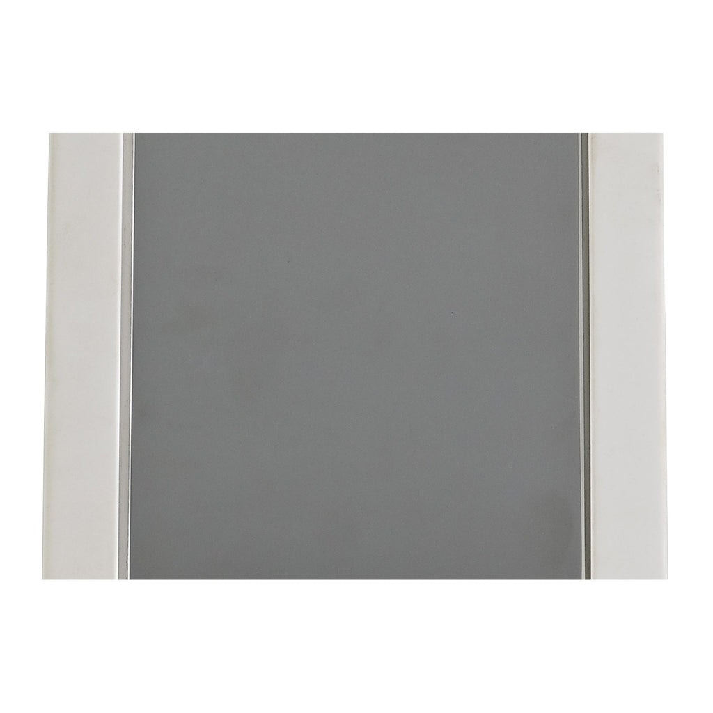 NLK01109 Inigo 1 Light Ceiling White Paintable Gypsum With Polished Chrome Cover