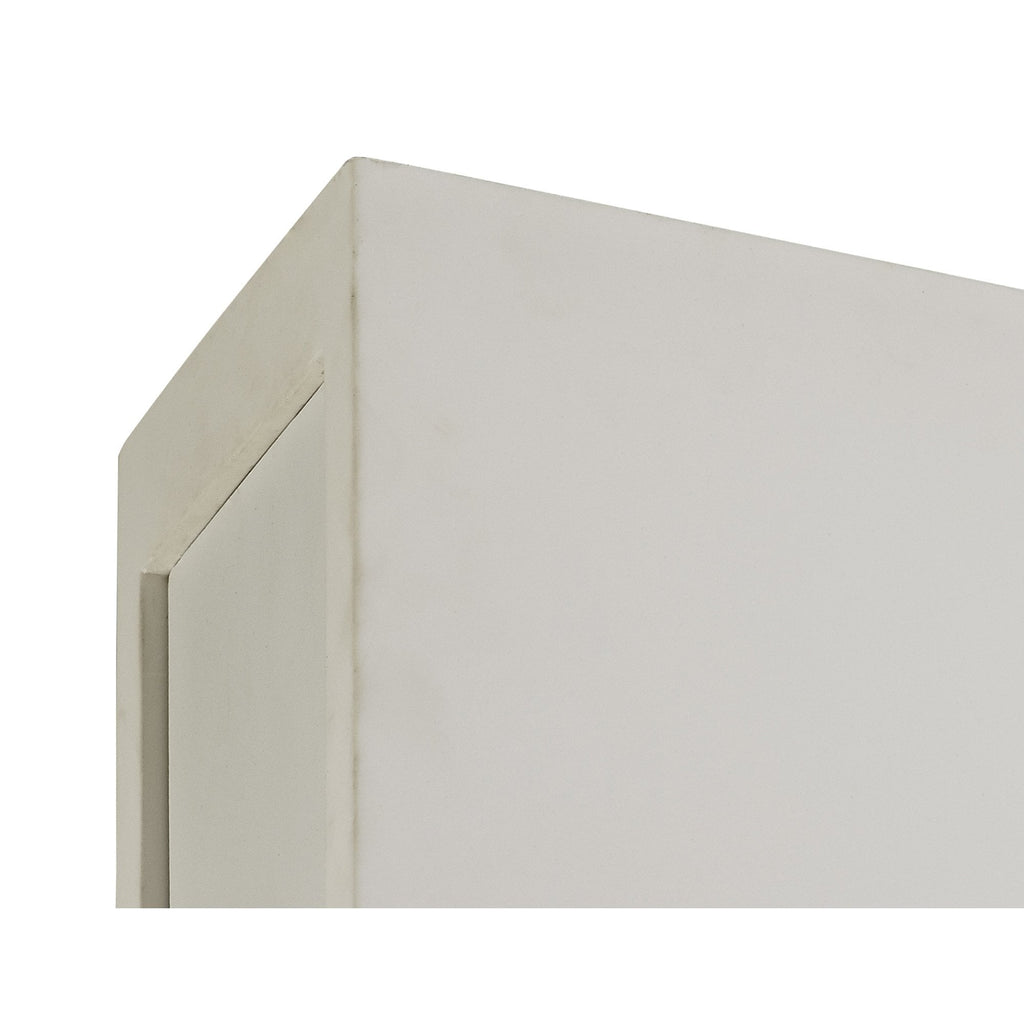 NLK01119 Inigo 2 Light Ceiling White Paintable Gypsum With Matt White Cover