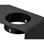NLK01129 Inigo 2 Light Ceiling White Paintable Gypsum With Matt Black Cover