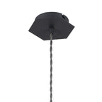 NL84619 Isle Single Pendant Adjustable Graphite/White Inner