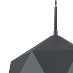 NL84619 Isle Single Pendant Adjustable Graphite/White Inner