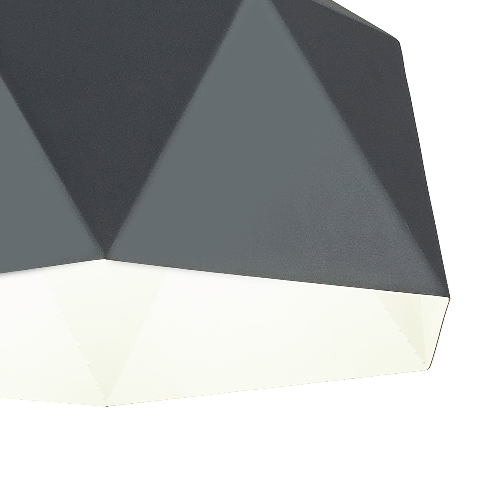 NL84619 Isle Single Pendant Adjustable Graphite/White Inner