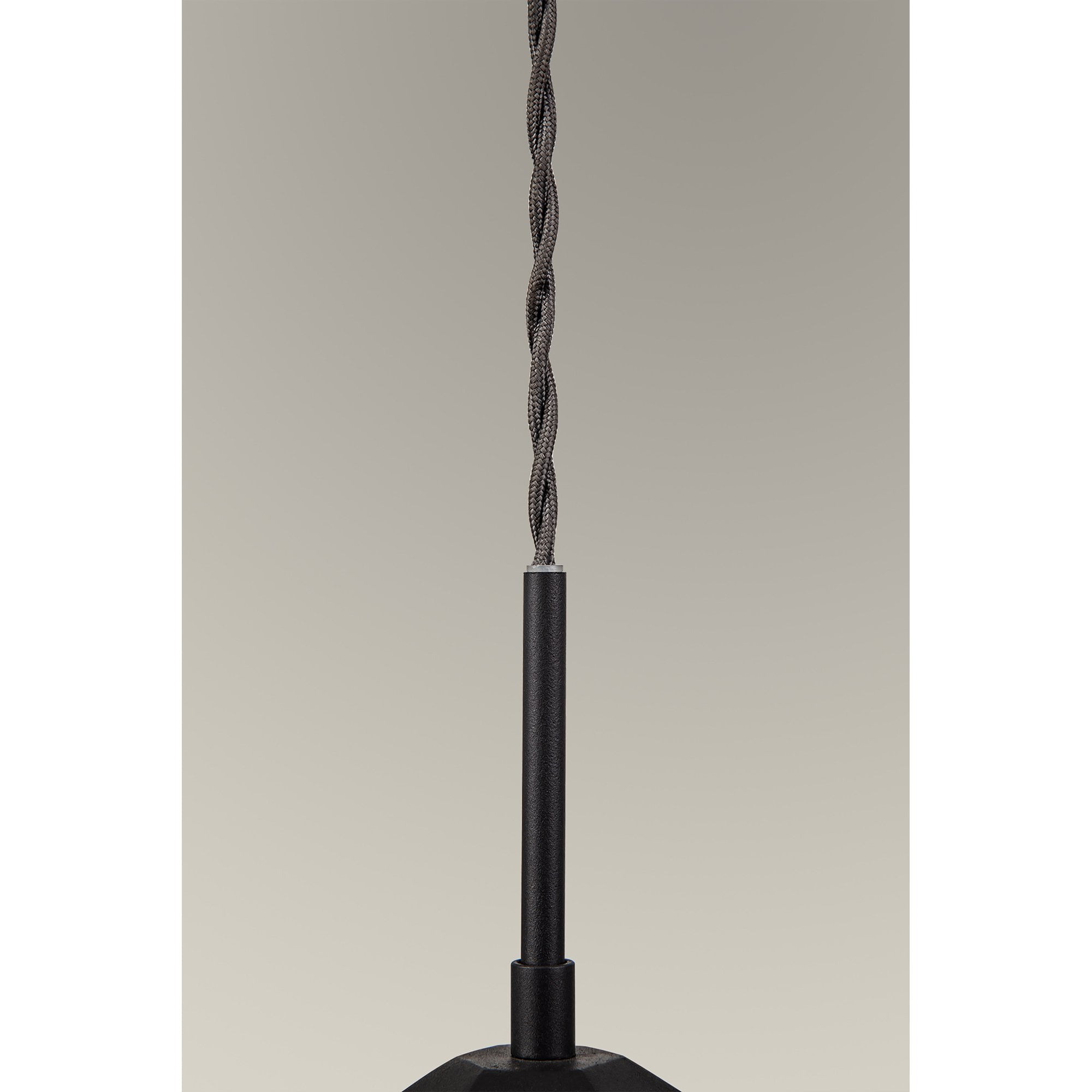 NL84619 Isle Single Pendant Adjustable Graphite/White Inner