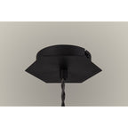NL84619 Isle Single Pendant Adjustable Graphite/White Inner