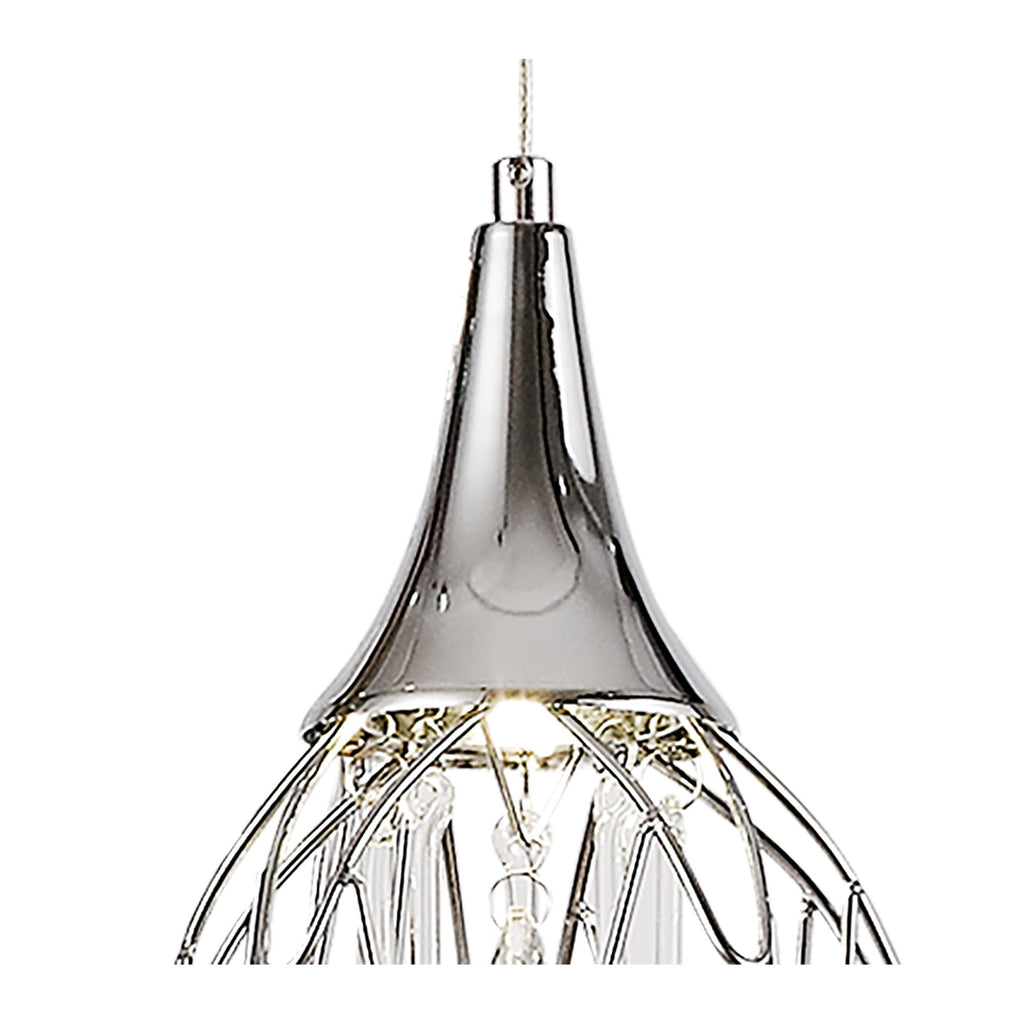 NL78559 Istan Pendant 1 Light Polished Chrome