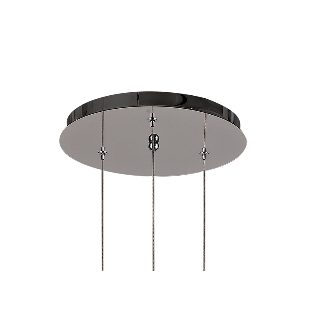 NL78569 Istan Pendant Round 3 Light Polished Chrome
