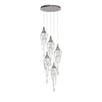 NL78579 Istan Pendant Round 5 Light Polished Chrome